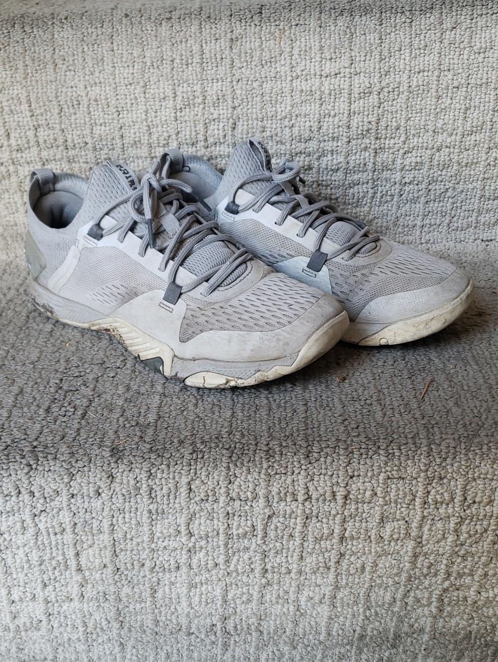 Under Armor Light Gray Women's Athletic Sneakers